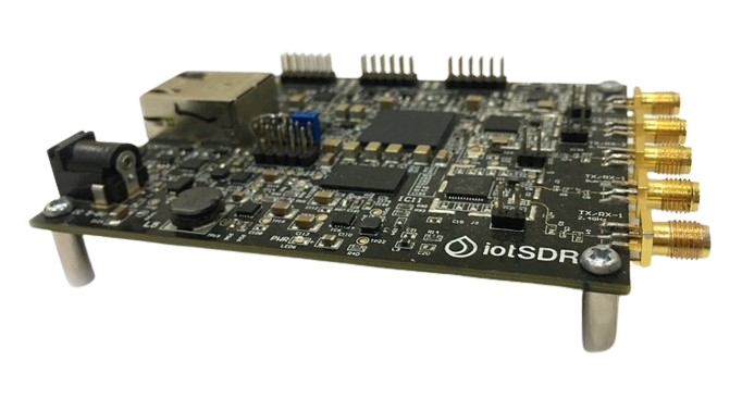 iotSDR Development Board - Side View